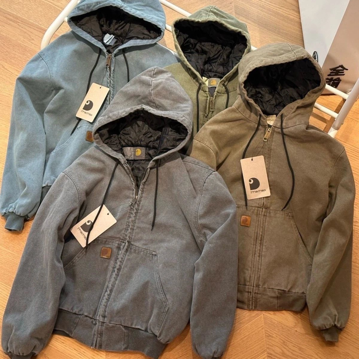 Cardcaptor Hart J130 Spring and Autumn Thin Coat, washed with cotton, cotton jacket, two cotton jacket, men's and women's American ins