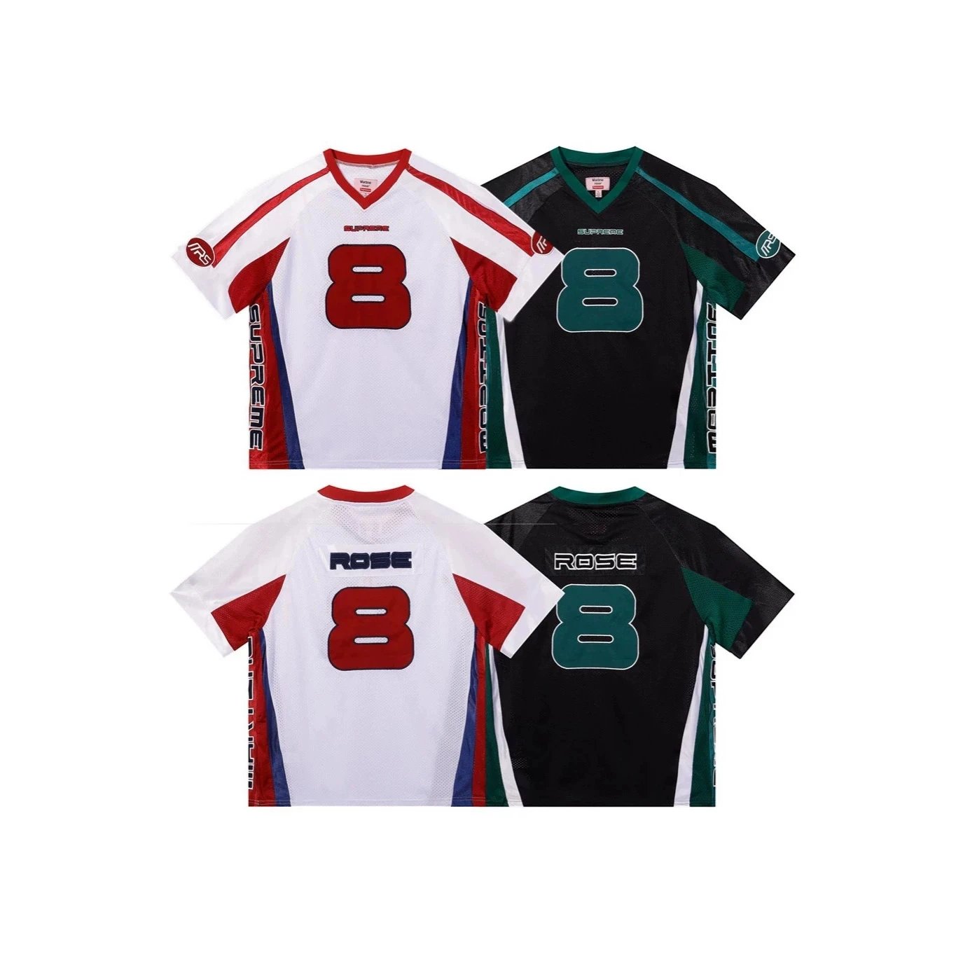 Cross-Border High Version Embroidered Letter Print Classic Big Logo Short Sleeve T-Shirt Unisex