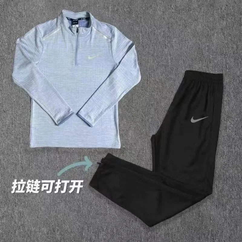 Nike Tracksuits Quarter-Zip Training Top and Zip-Hem Trousers Set — 3