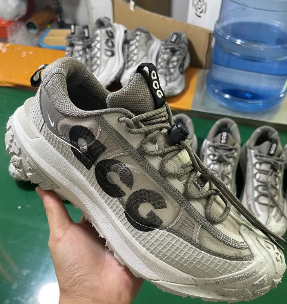 Nike ACG Mountain Fly Low Beige Sneakers Running Shoes - 1
