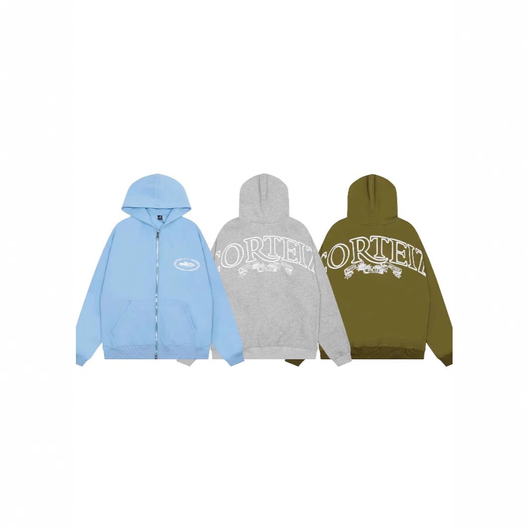 Corteiz Demon Island Vintage Print Hoodie Tracksuit