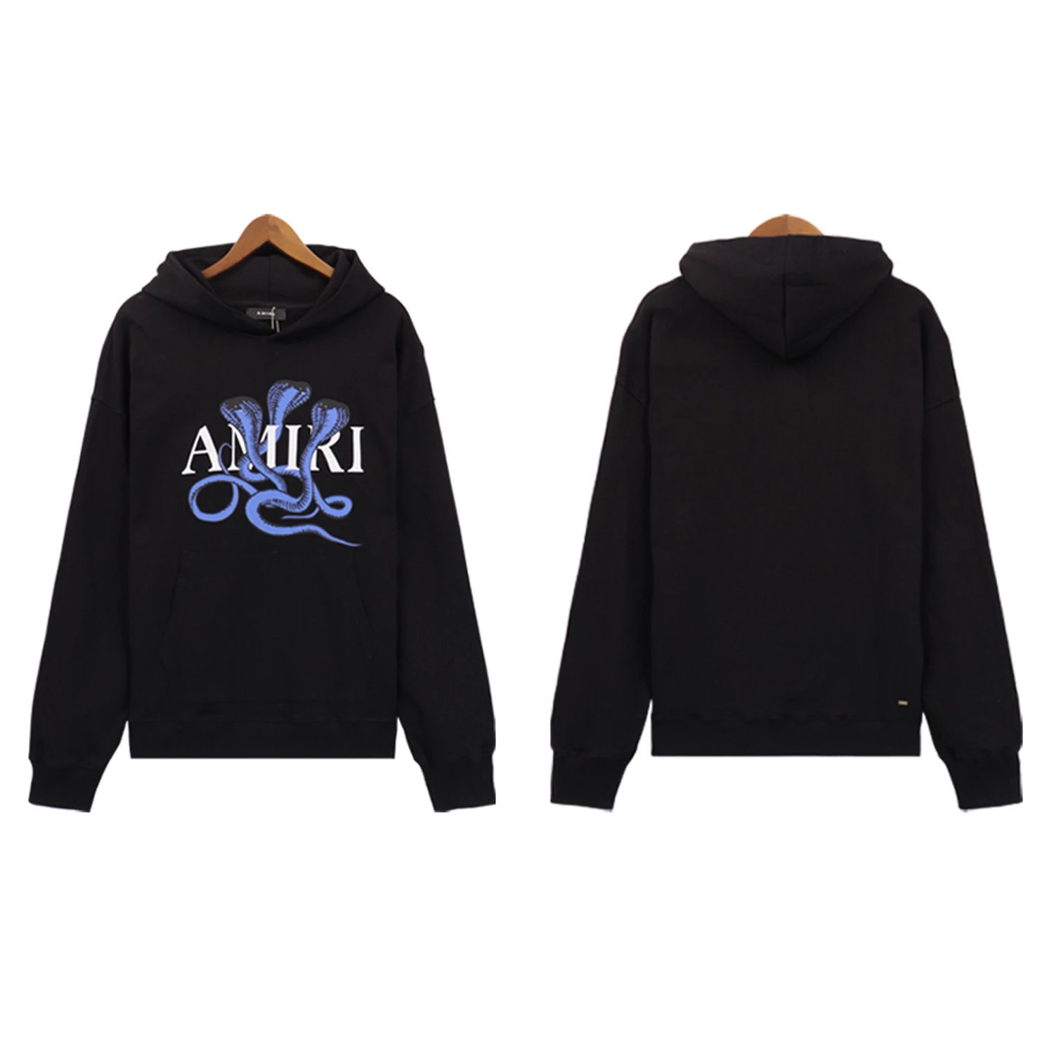 879 Black Blue Print