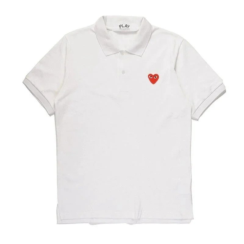 White with a red heart SKU image