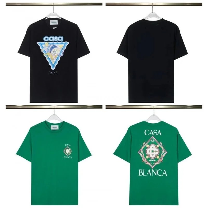 Casa Black and Green Short Sleeve T-Shirts
