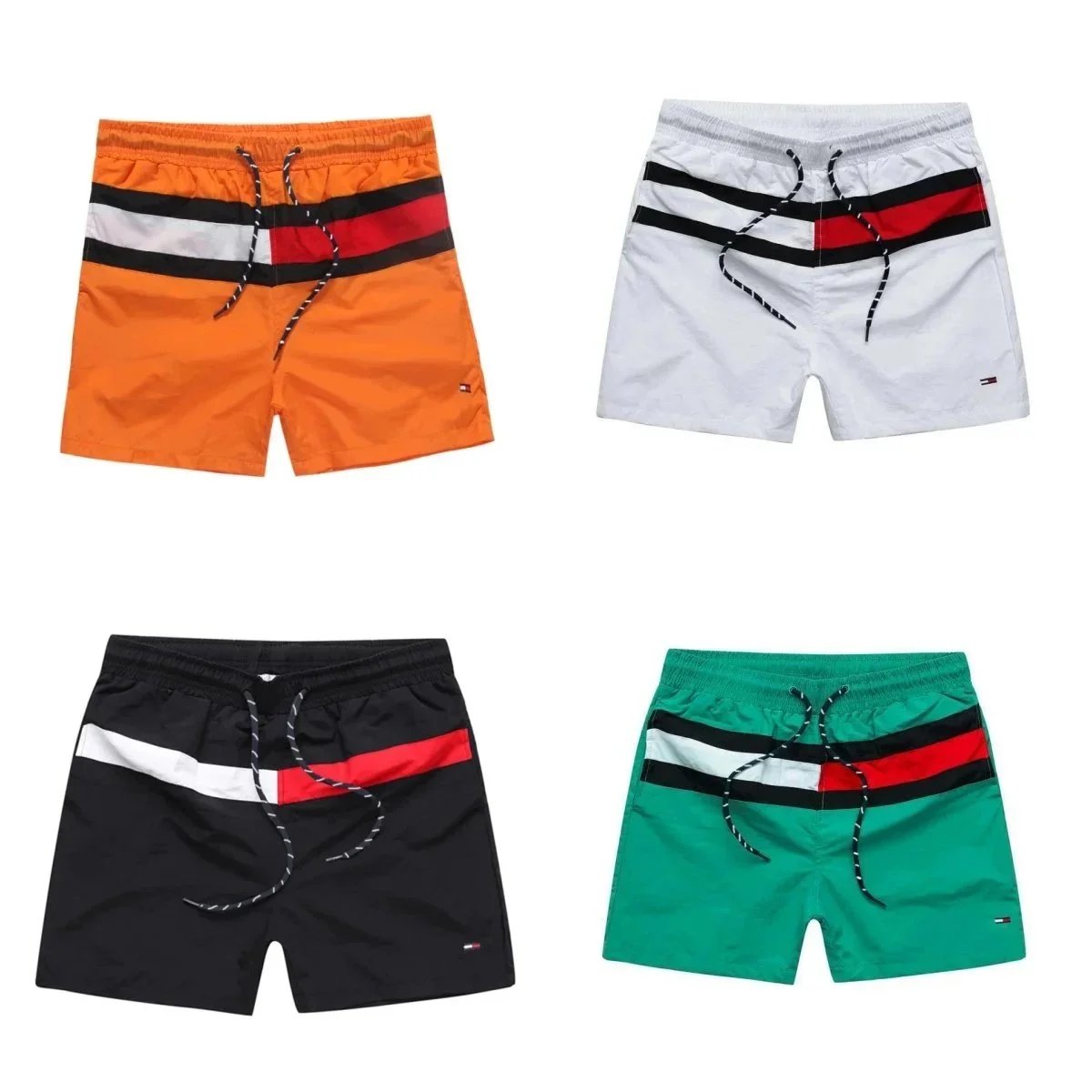 Tommy Hilfiger Men's Flag Stripe Swim Trunks product photo 2