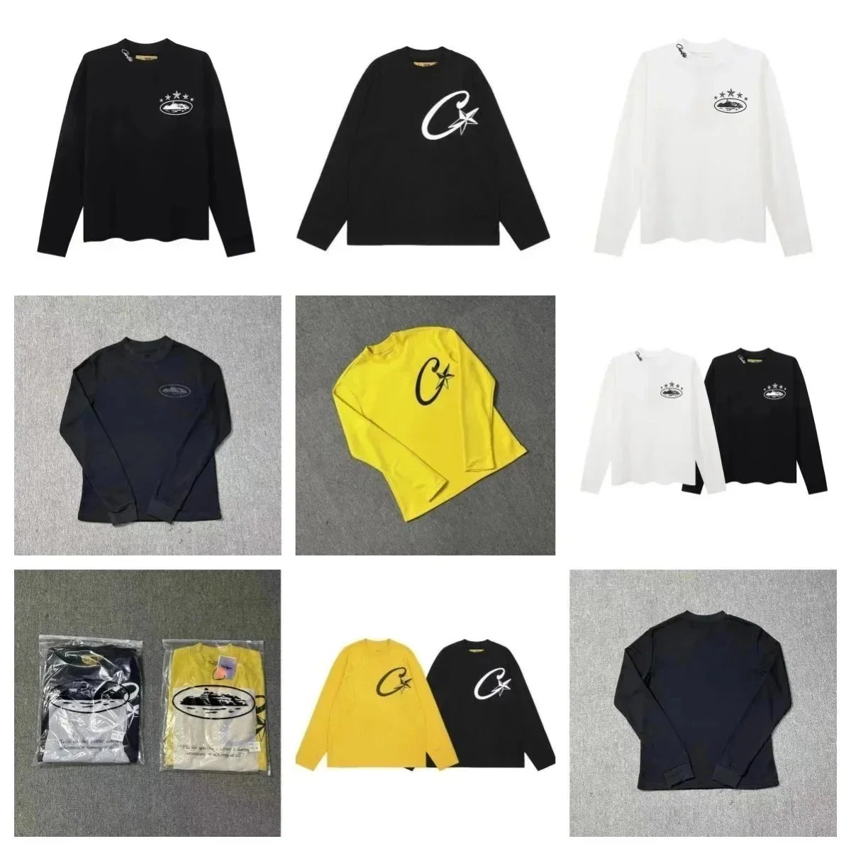 Corteiz Alcatraz Waffle Long Sleeve T-Shirt