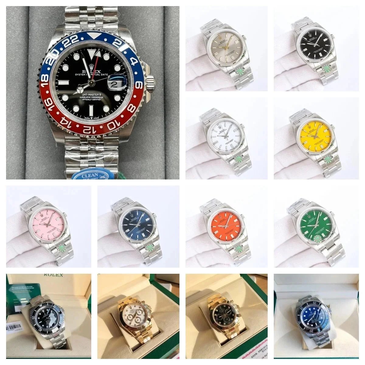 Rolex GMT-Master II and Oyster Perpetual Watch Collection