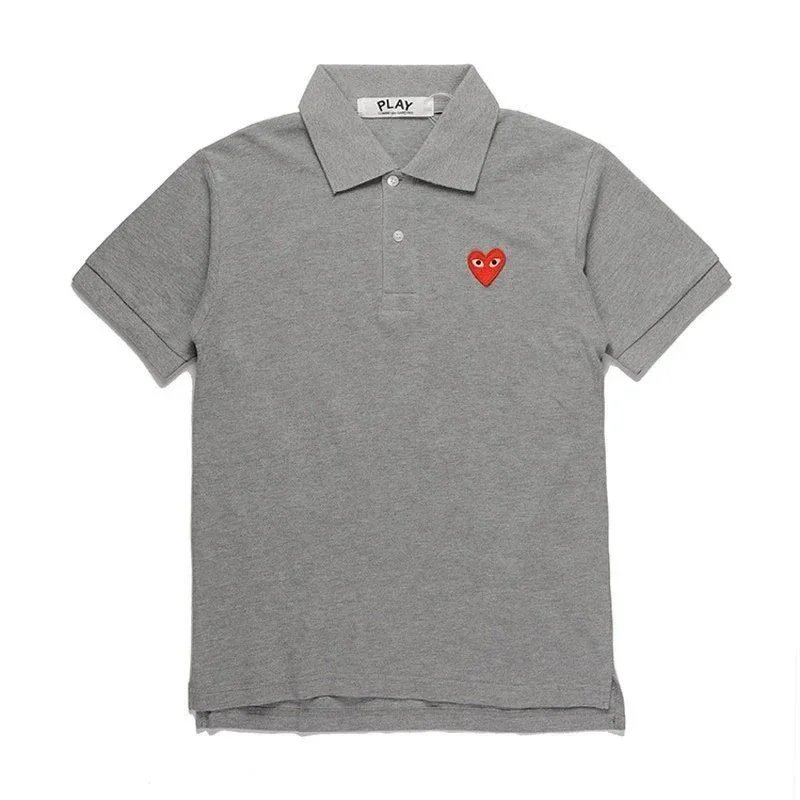 Comme des Garçons Play Heart Patch Polo Shirt product photo 3