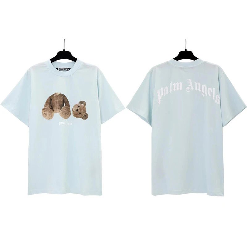 深卡其布色 浅蓝色断头熊