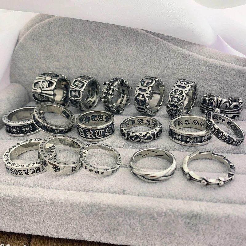 Chr*om*e He*art Rings(1)LL56F