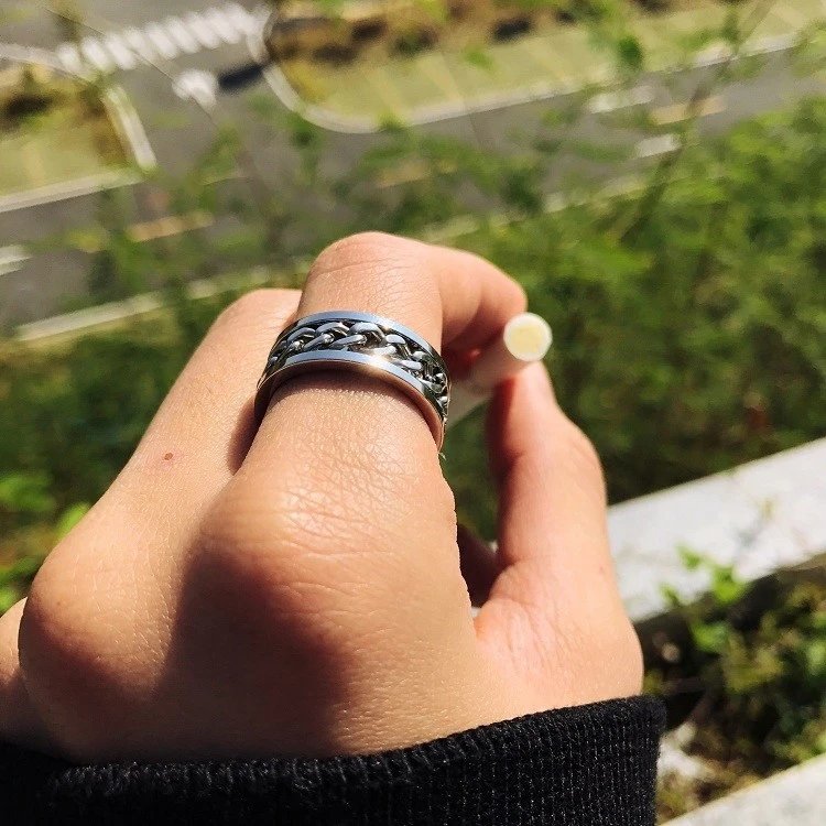 Rotate the chain ring