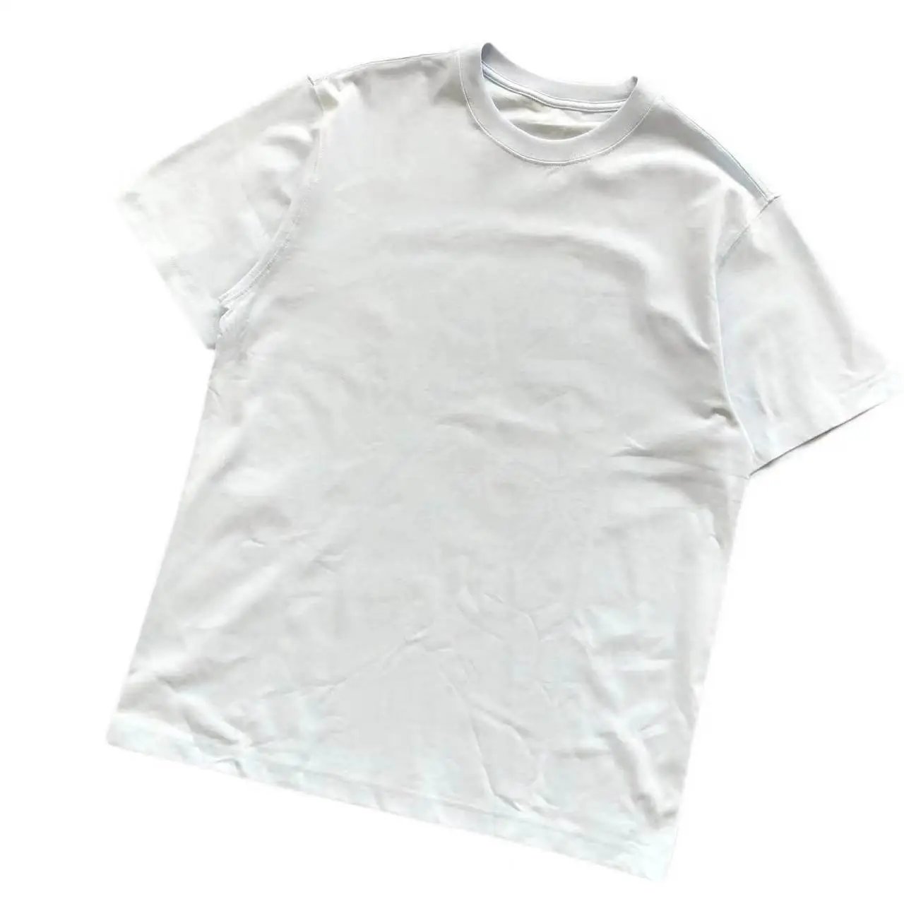 Six-Color Short Sleeve T-Shirt with Black/White Logo on Front Neck and Back Oversized Print 66042902