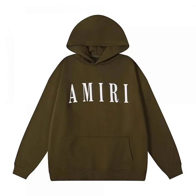 AMIRI Hoodies & Sweatshirts Logo-embroidered pullover hoodie with kangaroo pocket product detail image 13
