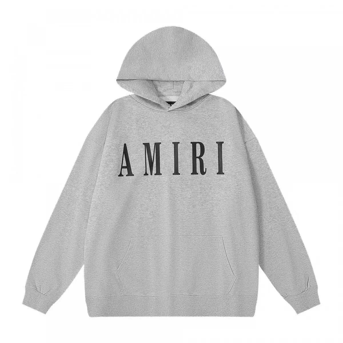 Amiri Logo Embroidered Beige Hoodie - 12