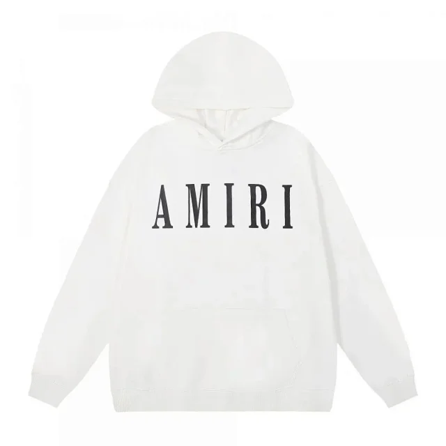 AMIRI Hoodies & Sweatshirts Logo-embroidered pullover hoodie with kangaroo pocket product detail image 11