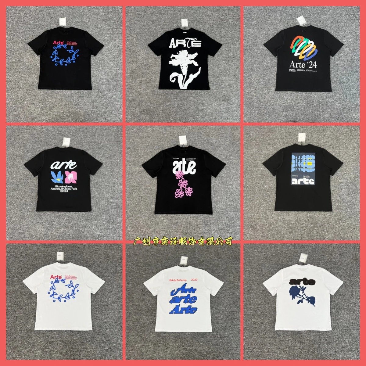 25 Summer T-Shirt New Student Top Blue Rose Print Tee Unisex Casual Loose Short Sleeve