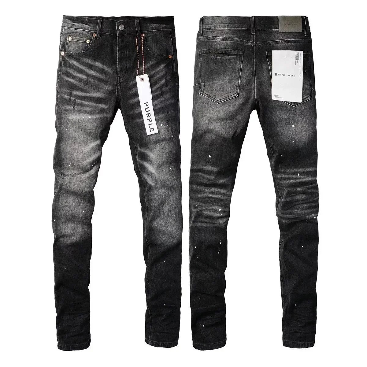Purple Men's Jeans Fashion Series