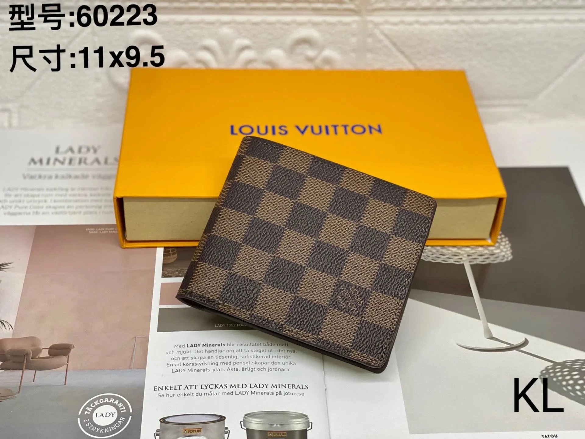 Louis Vuitton Wallet Monogram Eclipse