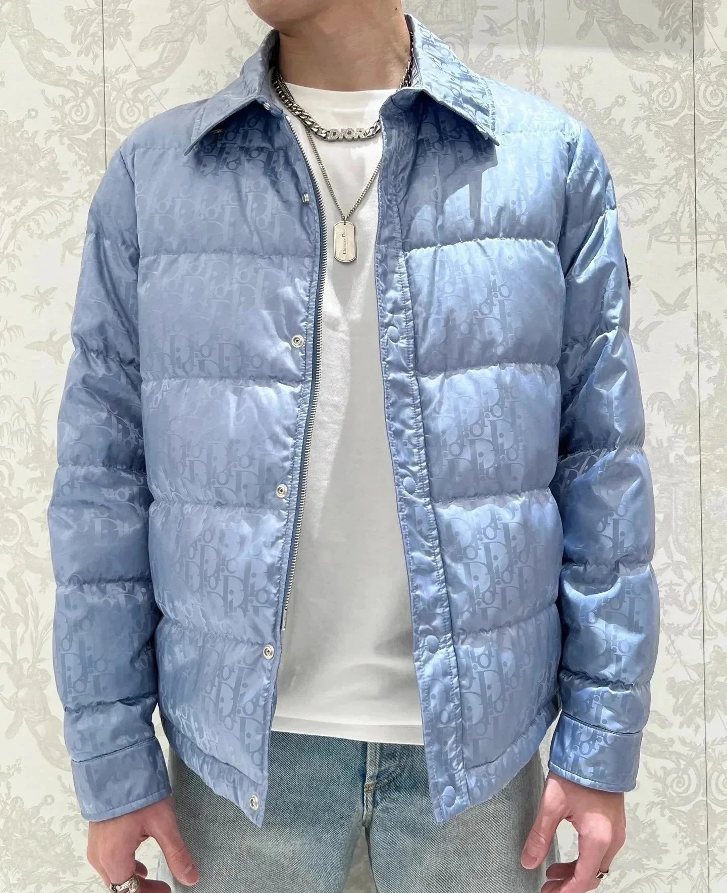 Dior Down Jacket Oblique Series
