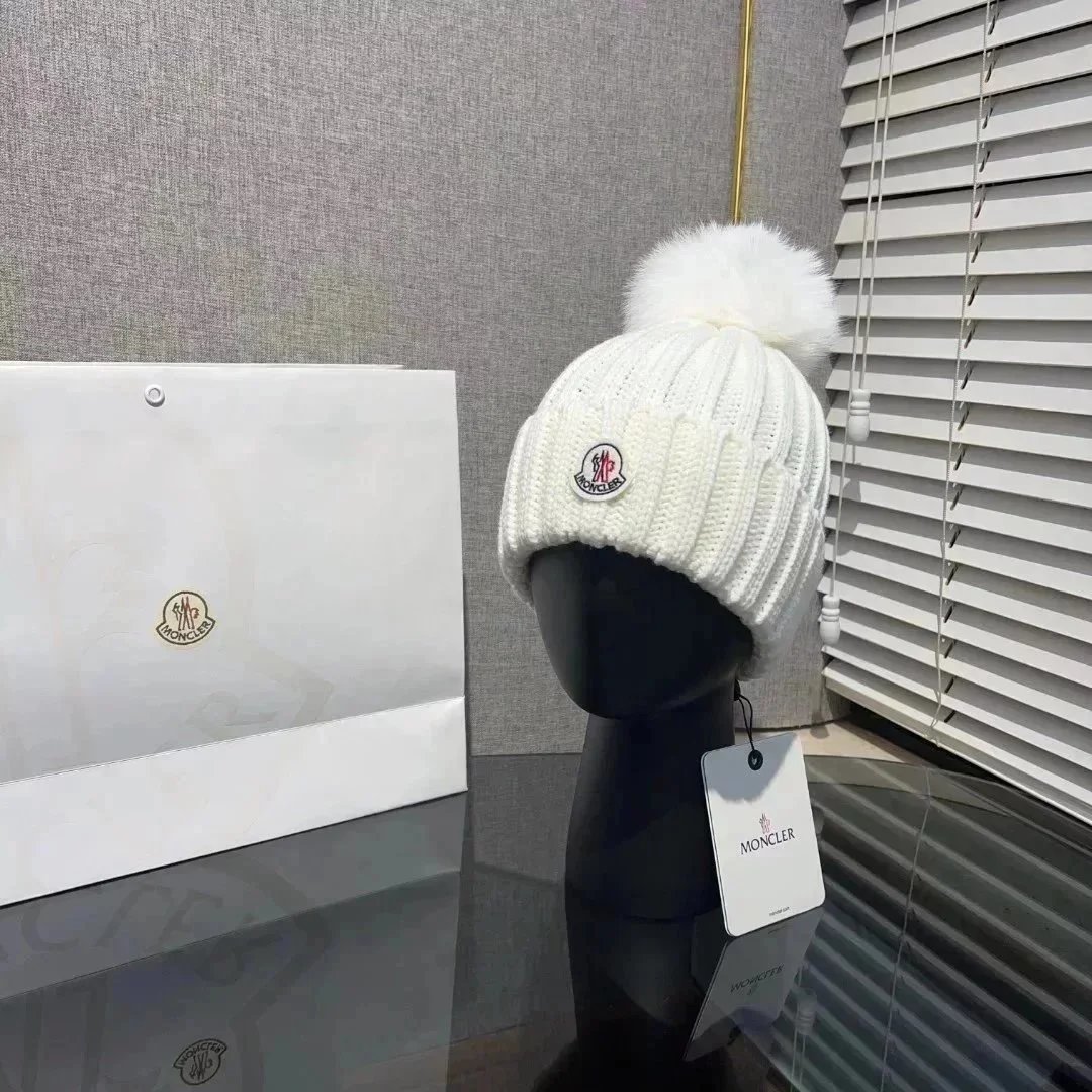 Moncler Knit Beanie Hat