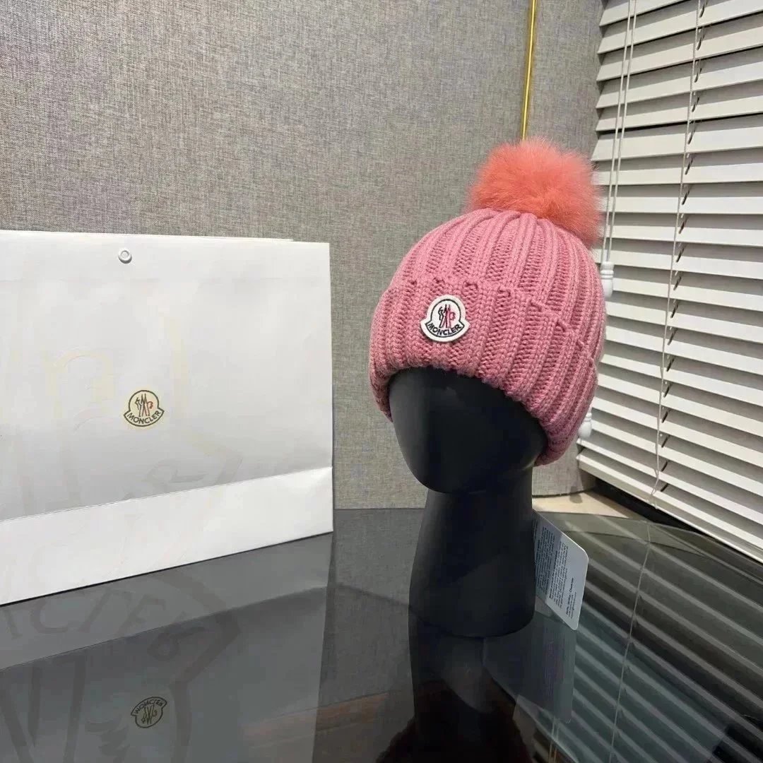 Moncler Knit Beanie Hat