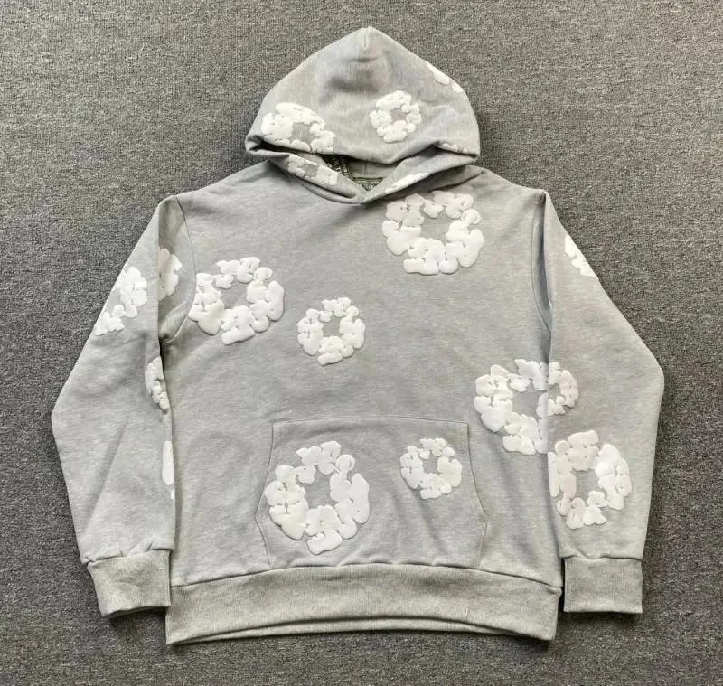 FloralPrint Hoodie and Sweatpants Set