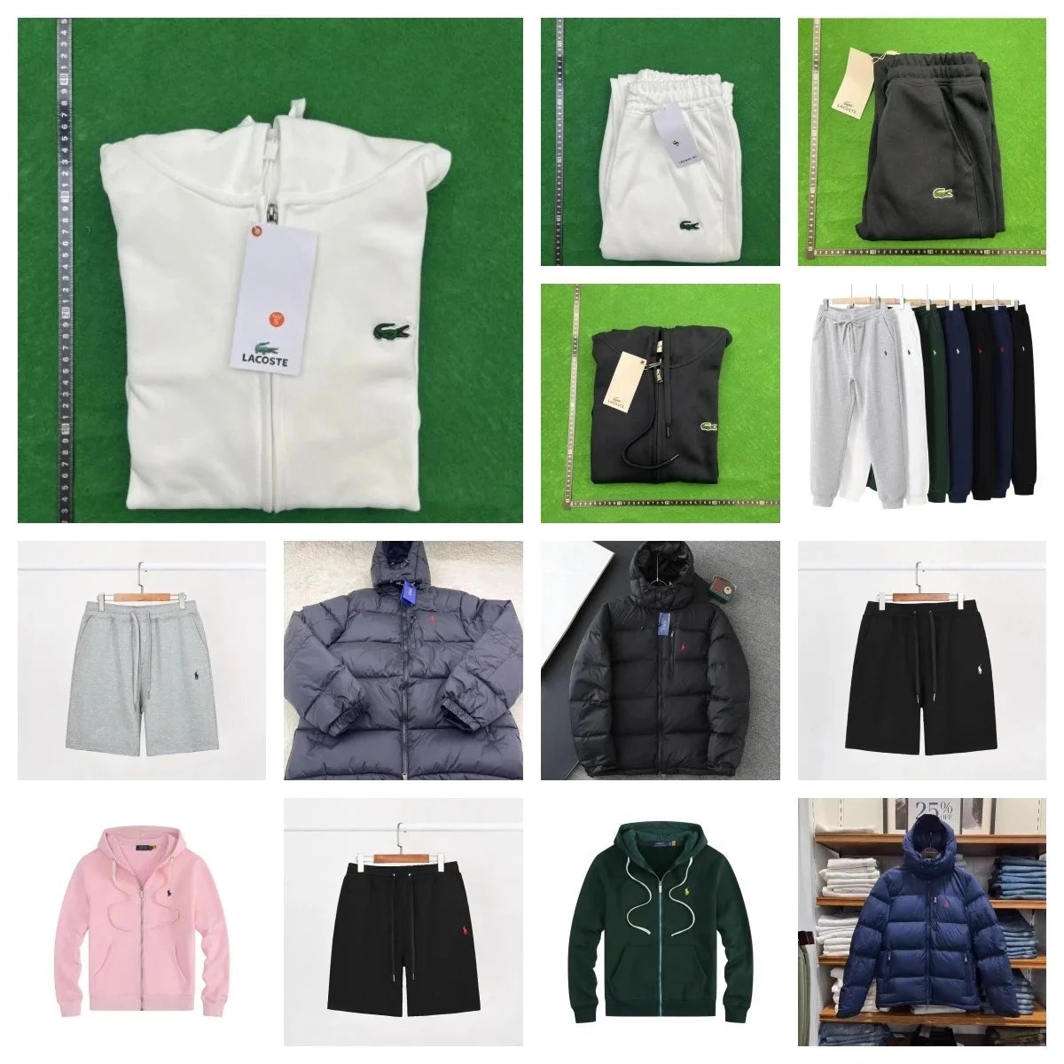 SR 最新热门款连帽卫衣套装羽绒服