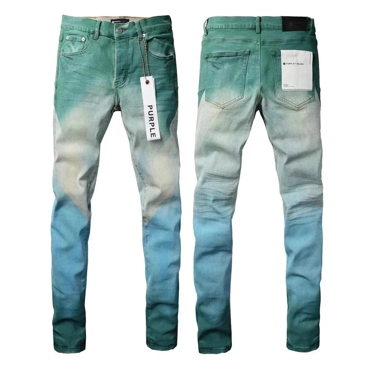 Purple Men's Jeans Fashion Series