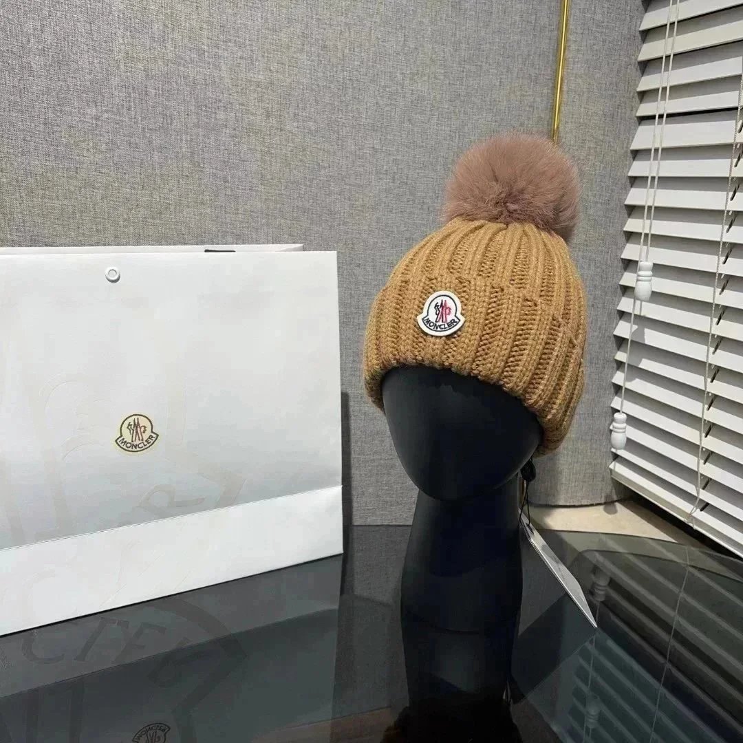Moncler Knit Beanie Hat