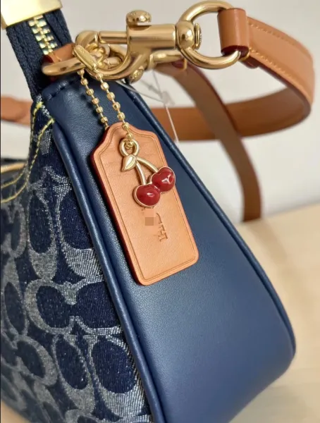 Coach Rogue Shoulder Bag Brown Signature Coated Canvas - 11