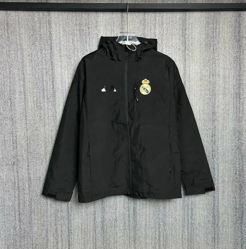 Y13 Real Madrid Windbreaker Black