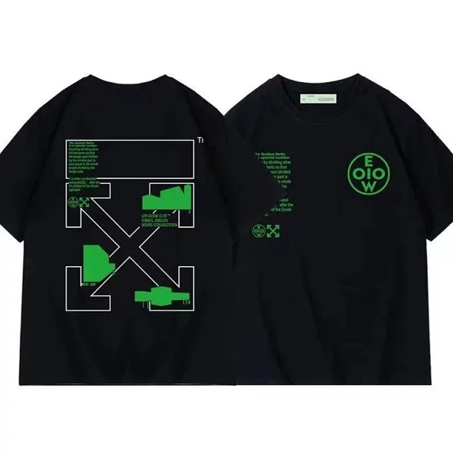 Off-White T-shirt Black Green