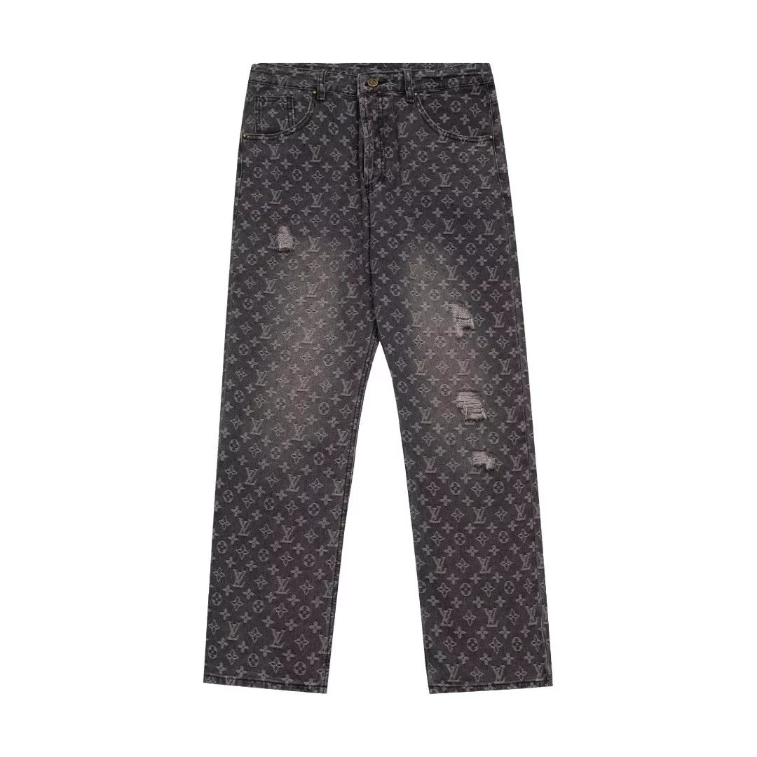 Embroidered Denim Jeans