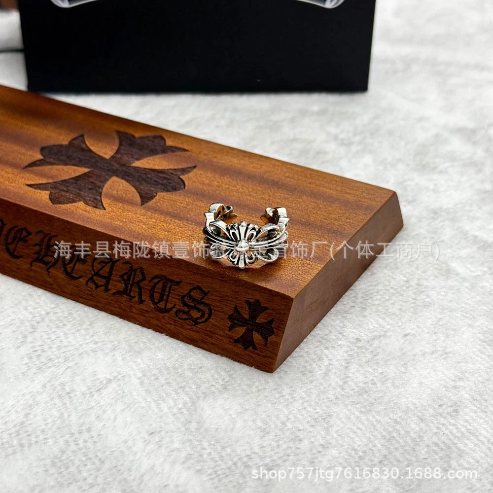 【克羅】莺尾花开口戒指