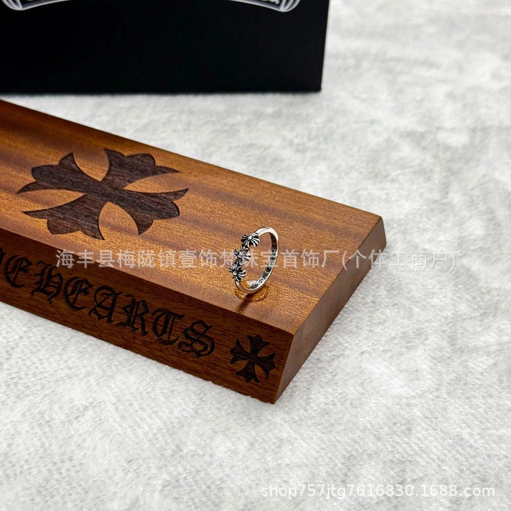 【克羅】三花戒指（5-8号）