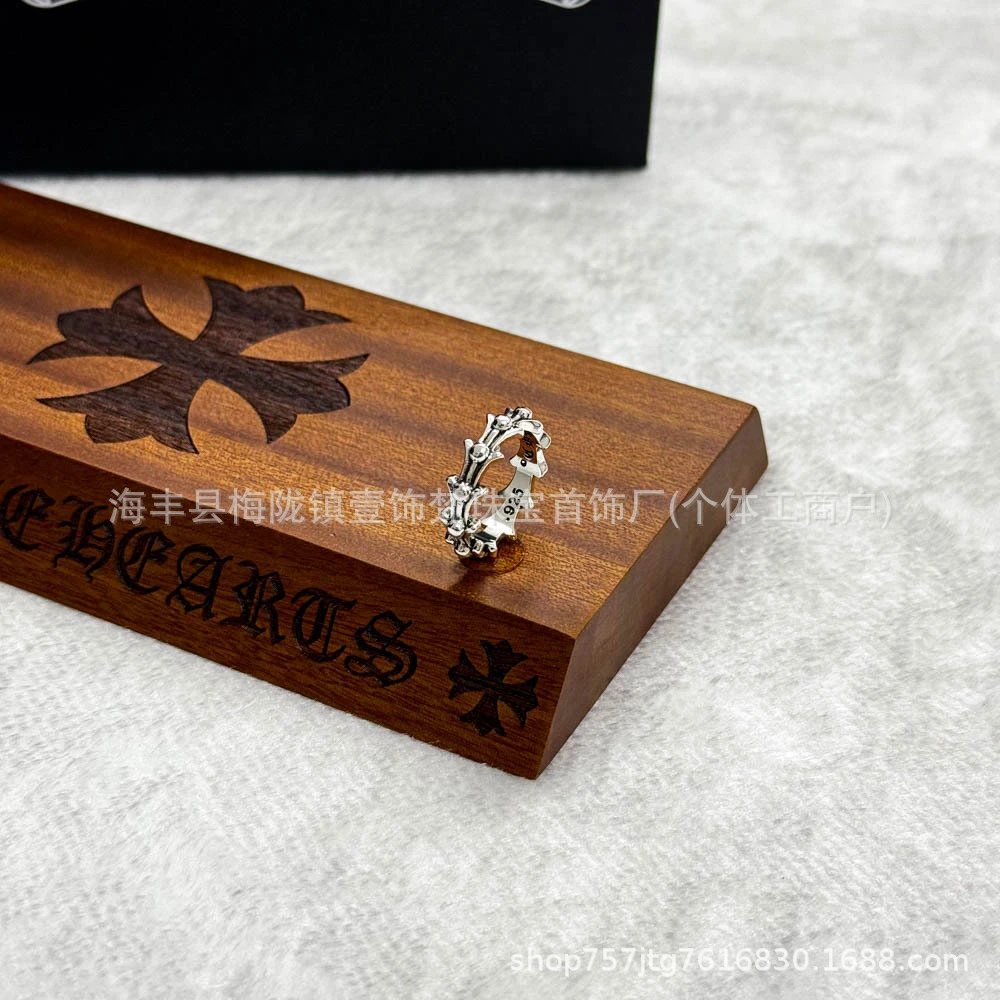 【克羅】鱼骨戒指