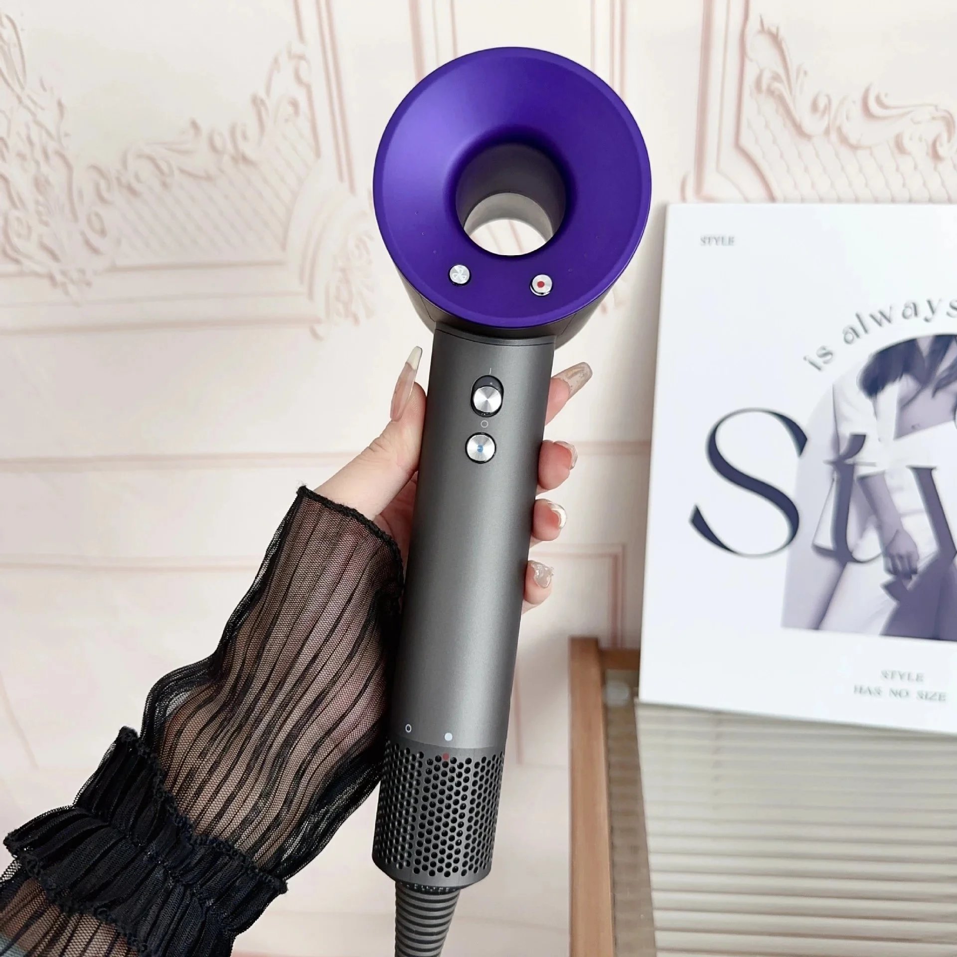 Purple Dyson Hair Dryer
