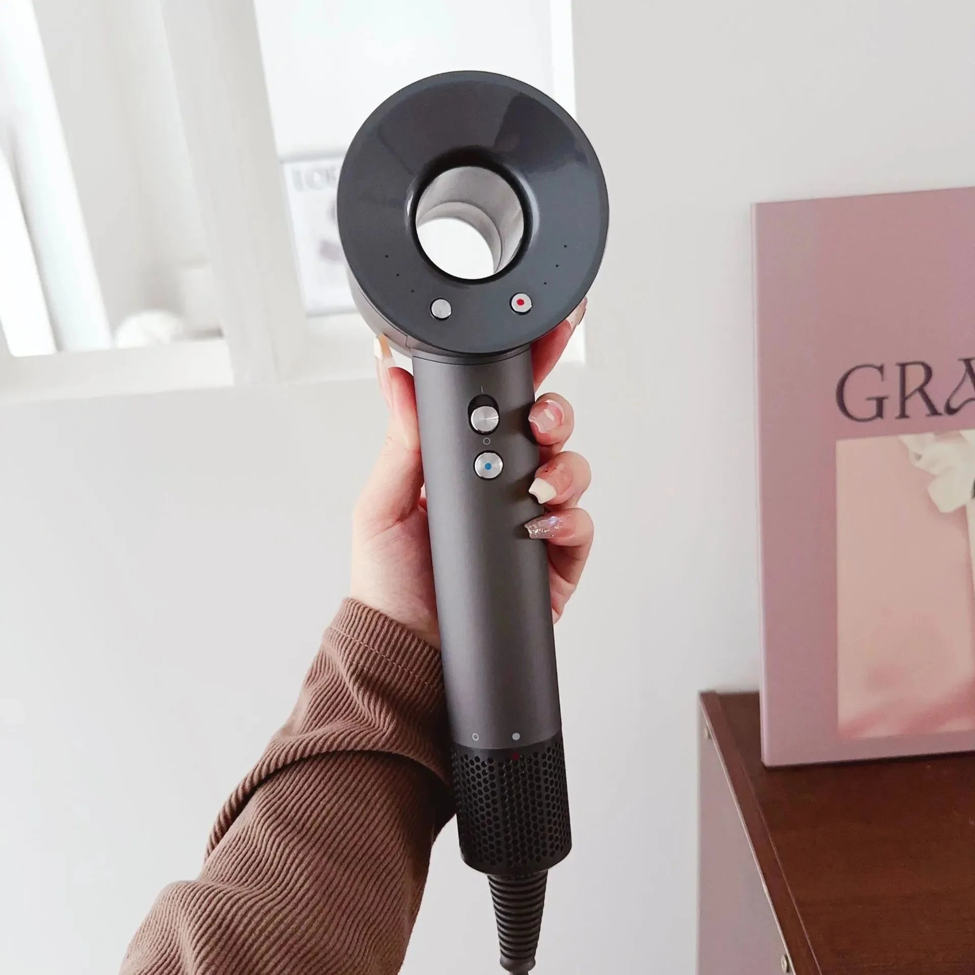 Gray Dyson Hair Dryer