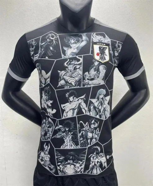 JFA x Saint Seiya Collaboration Sports T-Shirt Black - 1