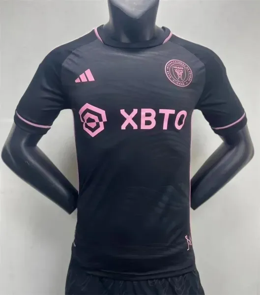 Inter Miami CF x Adidas Third Kit Black Pink Jersey - 1