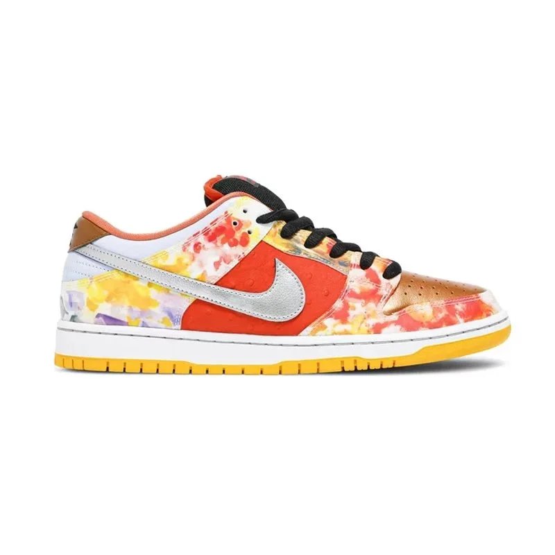Nike SB Dunk Low Multicolor Floral Print Sneakers - 1