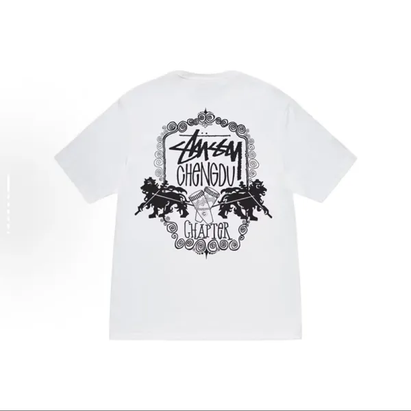 Stüssy Beetle Print White T-Shirt - 15
