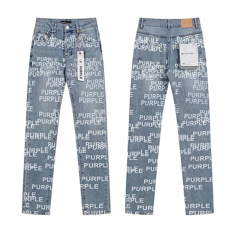 Purple x Bionic Crinkled Wash Denim Jeans - 15