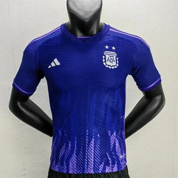 Adidas Argentina National Team 2024 Away Jersey Blue Purple - 1