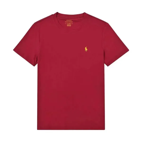 Ralph Lauren Classic Fit Cotton T-Shirt Burgundy - 1