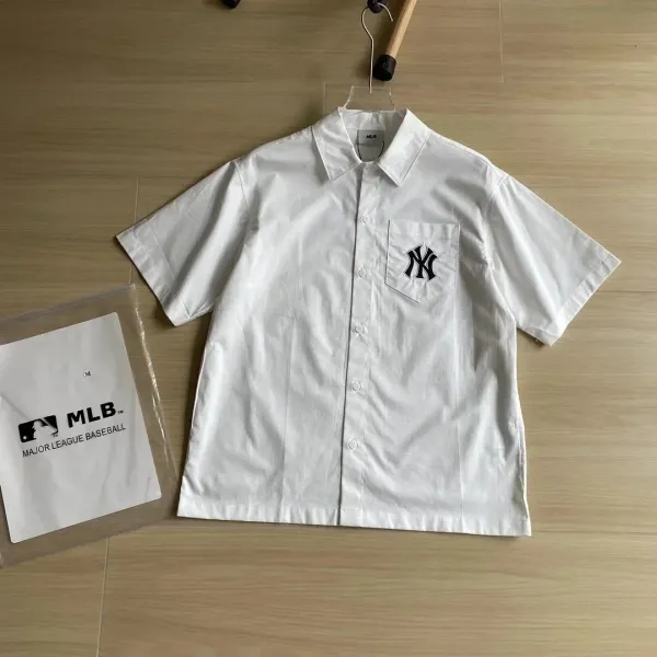 MLB New York Yankees Pocket Shirt White - 1