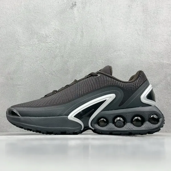 GRA Air Bubble Mesh Gray Running Shoes - 16
