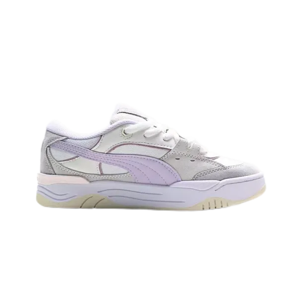 Puma R78 Low Lavender White Sneakers - 1