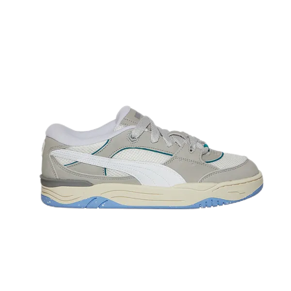 Puma R78 Low Gray White Teal Sneakers - 1