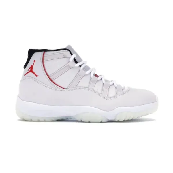 Air Jordan 11 Low White Red Sneakers - 1